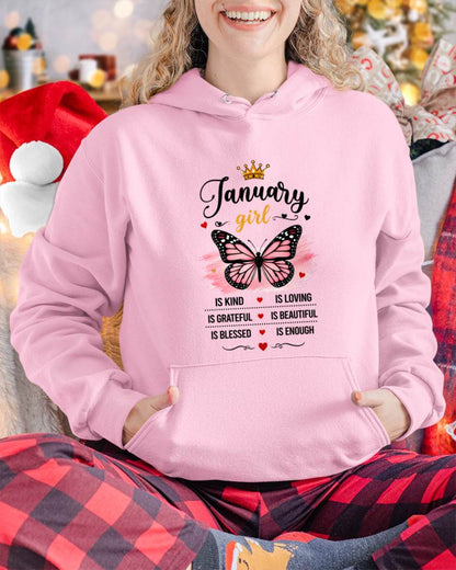 JANUARY GIRL BUTTERFLY SHIRT - FOR WOMEN - TLEE01 (SKU2608-593-01)