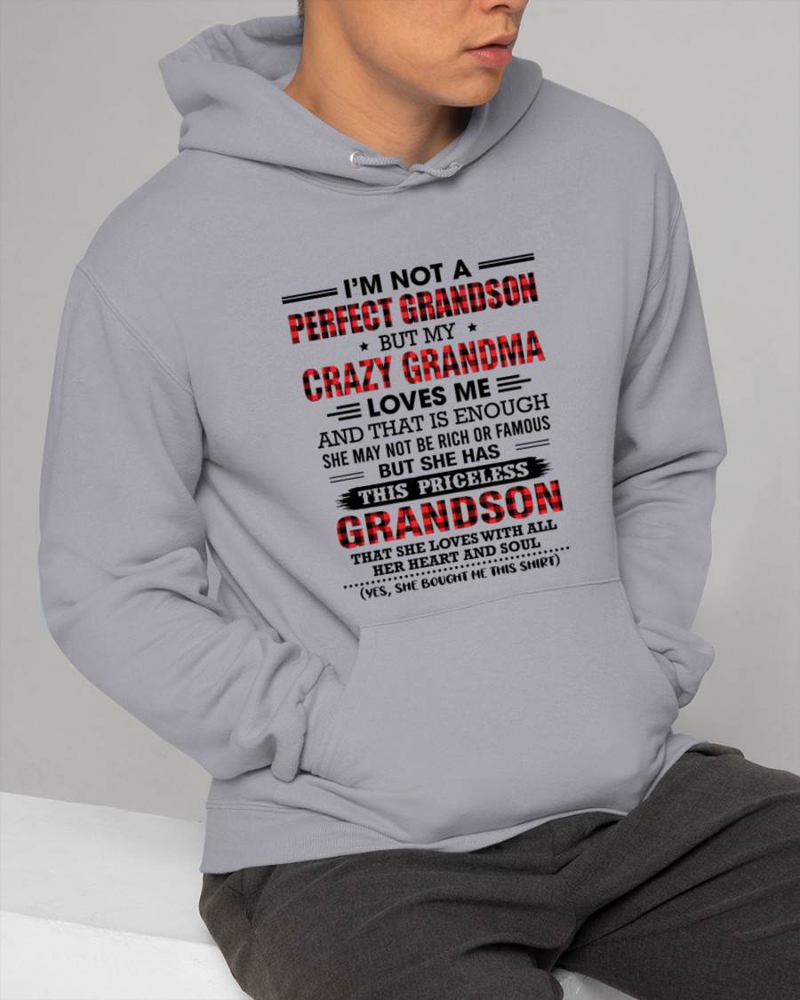 NOT PERFECT, JUST GRANDMA’S FAVORITE GRANDSON - FROM GRANDMA - TLEE00 (SKU2606-362-00)
