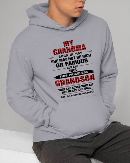 MAY GRANDMA LOVES ME – PRICELESS GRANDSON GIFT- FROM GRANDMA - TLEE05 (SKU2604-260-05)