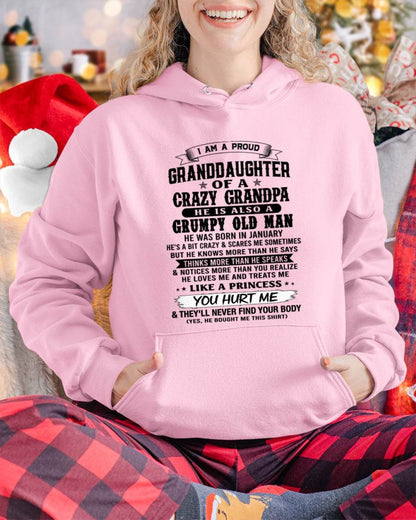 JANUARY - PROUD GRANDDAUGHTER OF A CRAZY GRANDPA - FROM GRANDPA - TLEE01 (SKU2607-114-01)