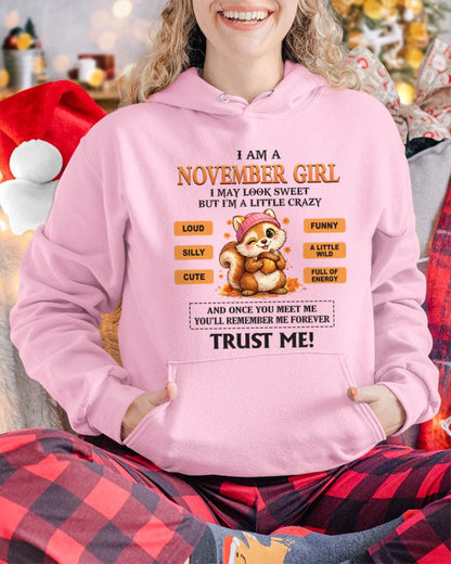 NOVEMBER GIRL - SWEET BUT A LITTLE CRAZY AND FULL OF ENERGY - FOR WOMEN - TLEE11 (SKU2603-126-11)
