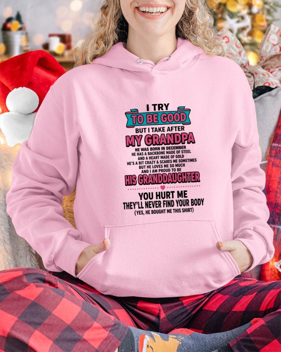 DECEMBER - I TRY TO BE GOOD BUT I TAKE AFTER MY GRANDPA - FROM GRANDPA - TLEE12 (SKU2606-212-12)