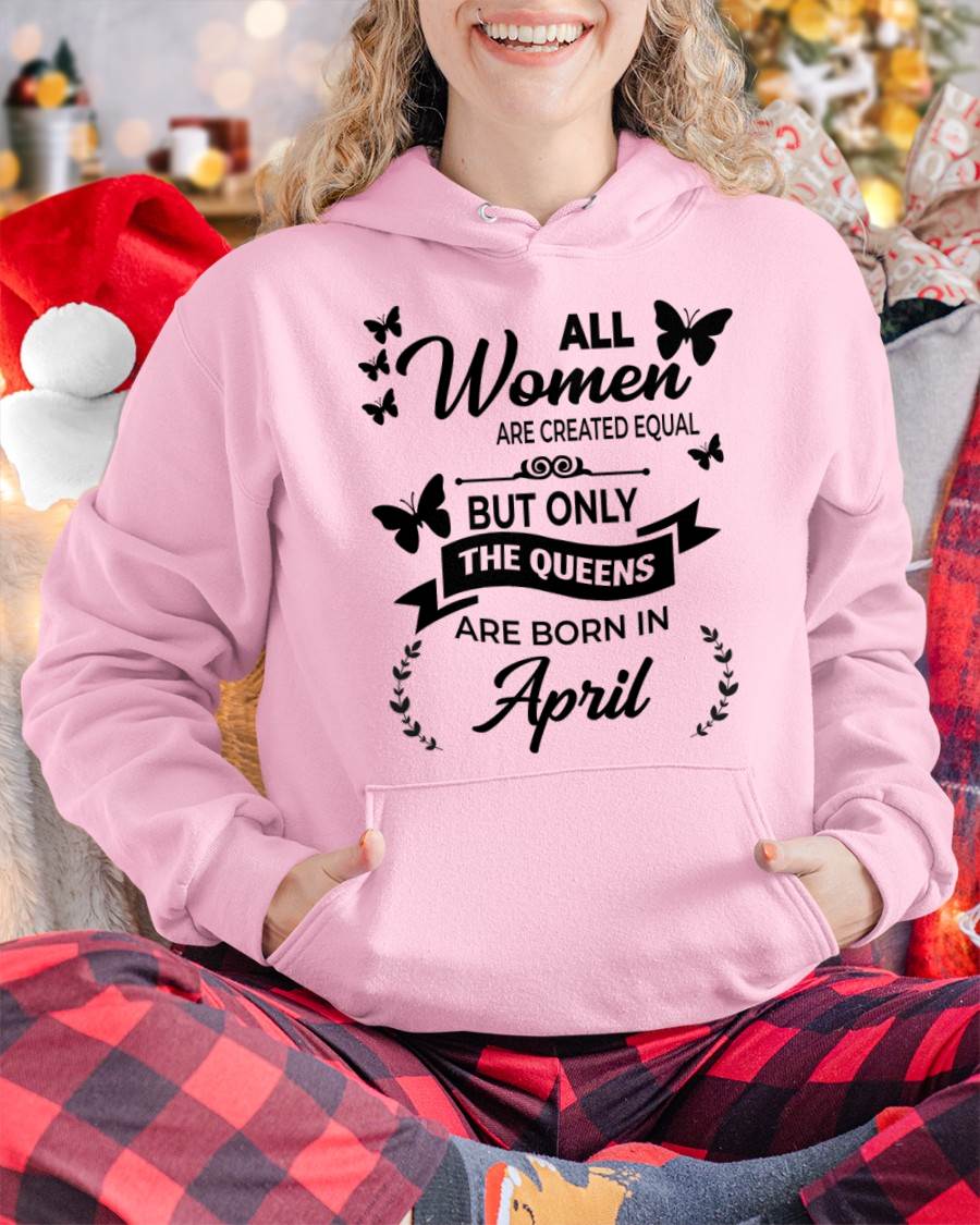 APRIL GIRLS ARE TRUE QUEENS - FOR WOMEN - TLEE04 (SKU2605-58-04)