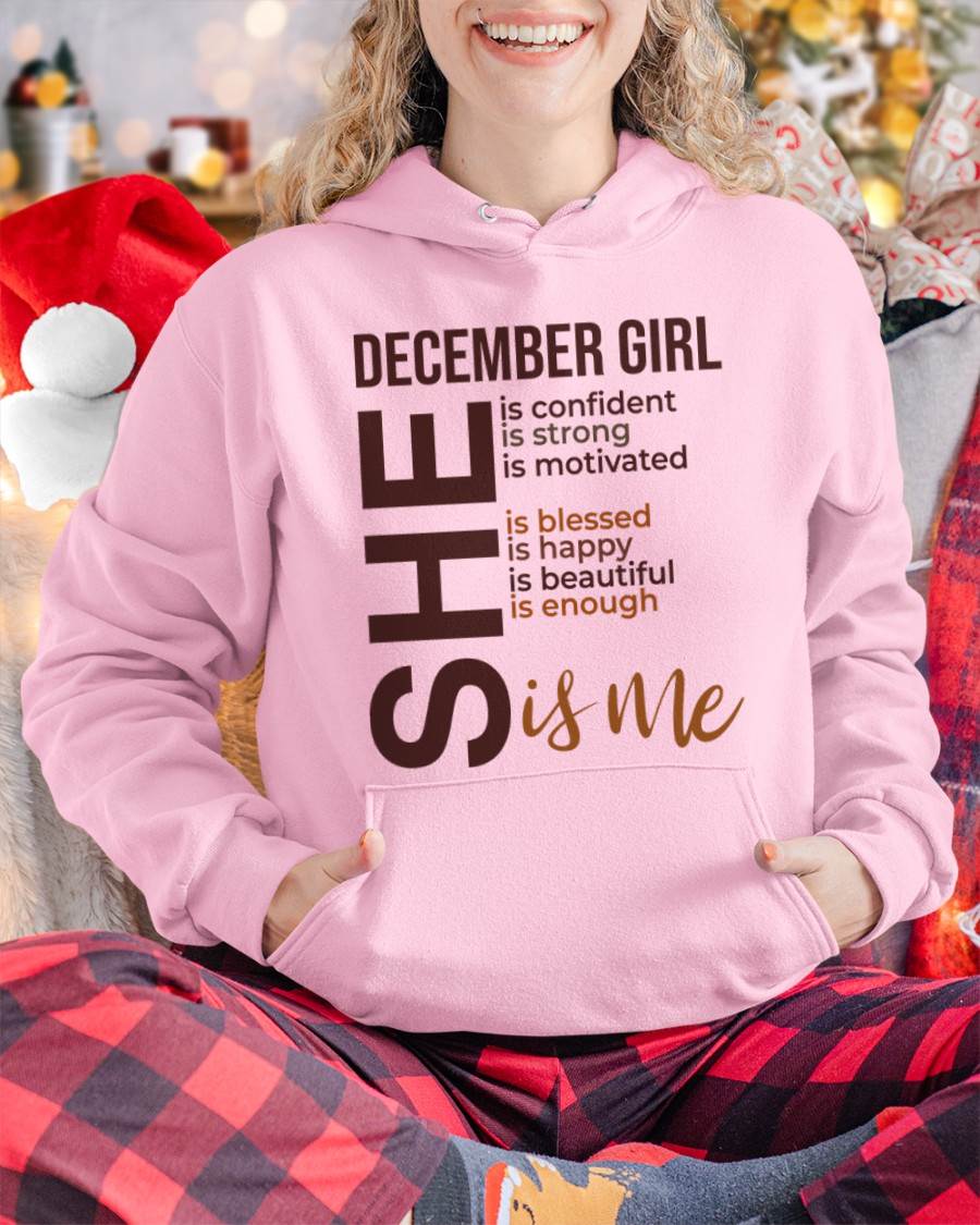 DECEMBER BORN GIRL – CONFIDENT & STRONG - FOR WOMEN - TLEE12 (SKU2605-04-12)