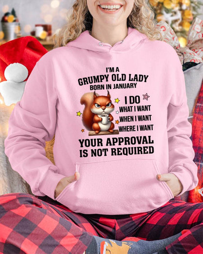 JANUARY BORN WOMEN DON’T NEED APPROVAL TEE - FOR WOMEN - TLEE01 (SKU2605-211-01)