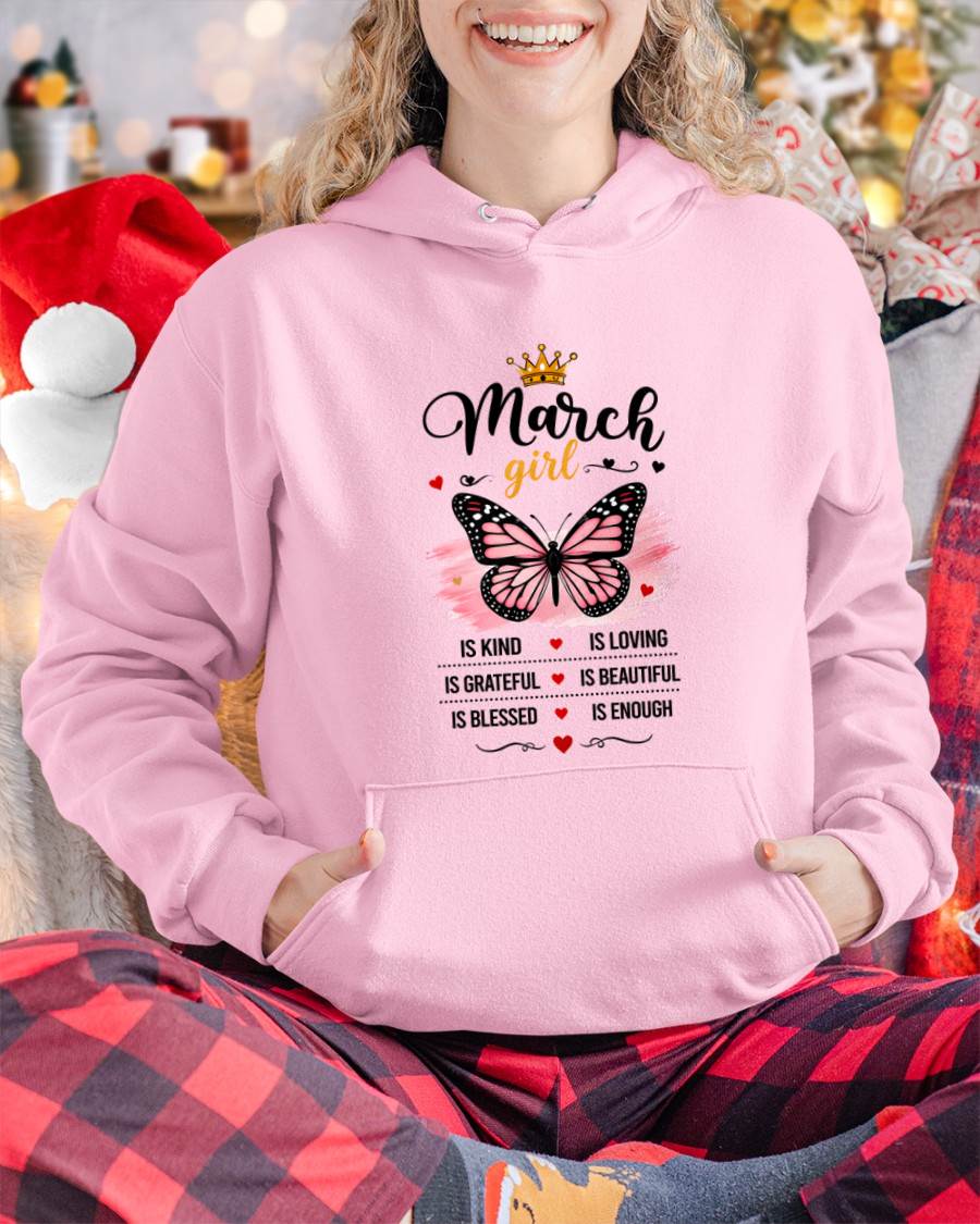 MARCH GIRL BUTTERFLY SHIRT - FOR WOMEN - TLEE03 (SKU2608-593-03)