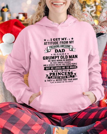MARCH - AWESOME DAD PRINCESS SHIRT - FROM DAD - TLEE03 (SKU2607-352-03)