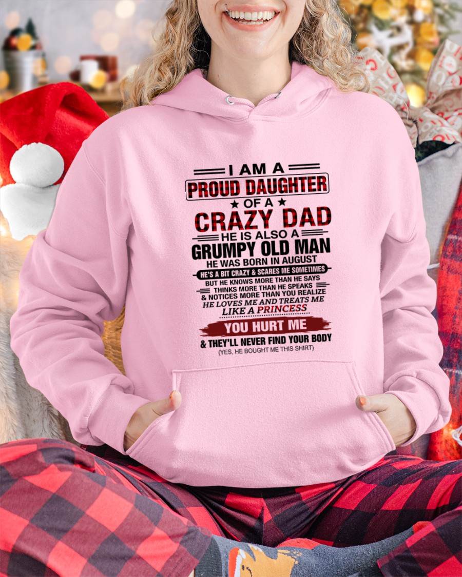 AUGUST - BEST DAD BEST DAUGHTER SHIRT - FROM DAD - TLEE08 (SKU2608-27-08)