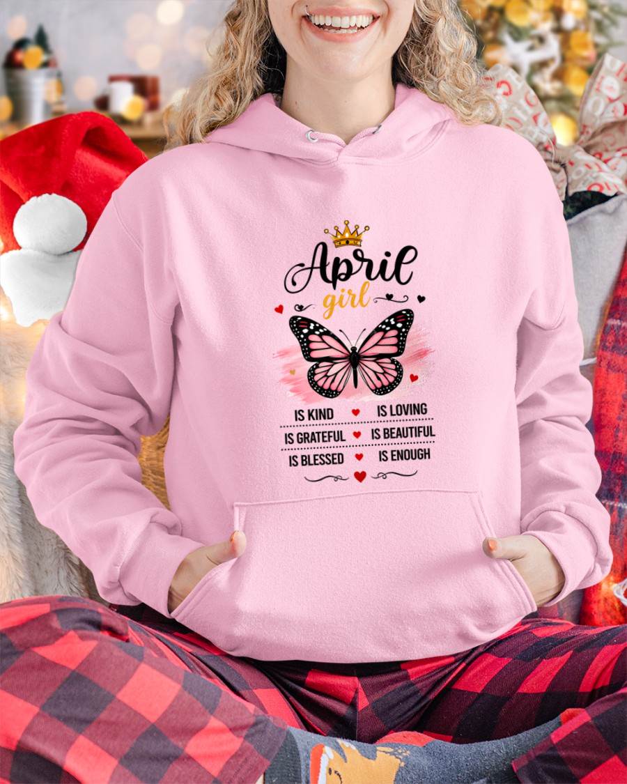 APRIL GIRL BUTTERFLY SHIRT - FOR WOMEN - TLEE04 (SKU2608-593-04)