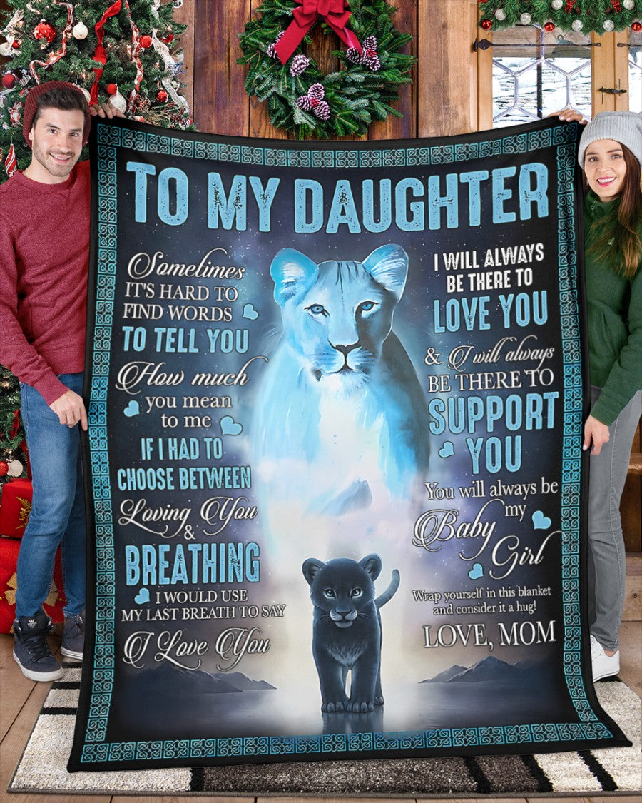 Special Gift For Your Daughter Blanket - From Mom (SKU2606-221)