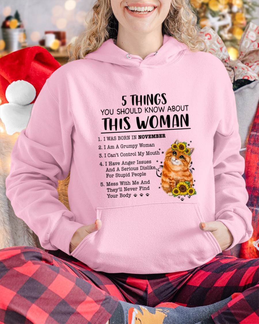 NOVEMBER - 5 THINGS YOU SHOULD KNOW ABOUT THIS WOMAN - FOR WOMEN - TLEE11 (SKU2602-186-11)