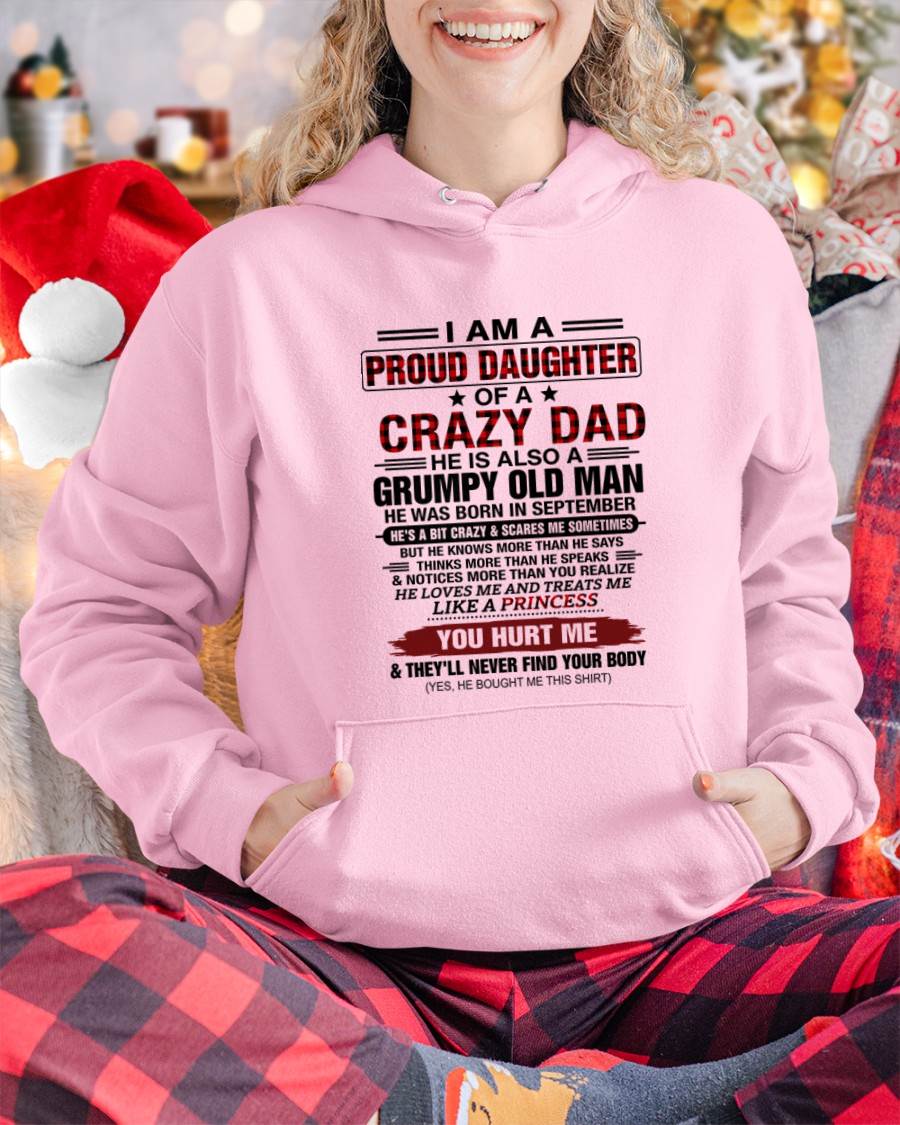 SEPTEMBER - BEST DAD BEST DAUGHTER SHIRT - FROM DAD - TLEE09 (SKU2608-27-09)