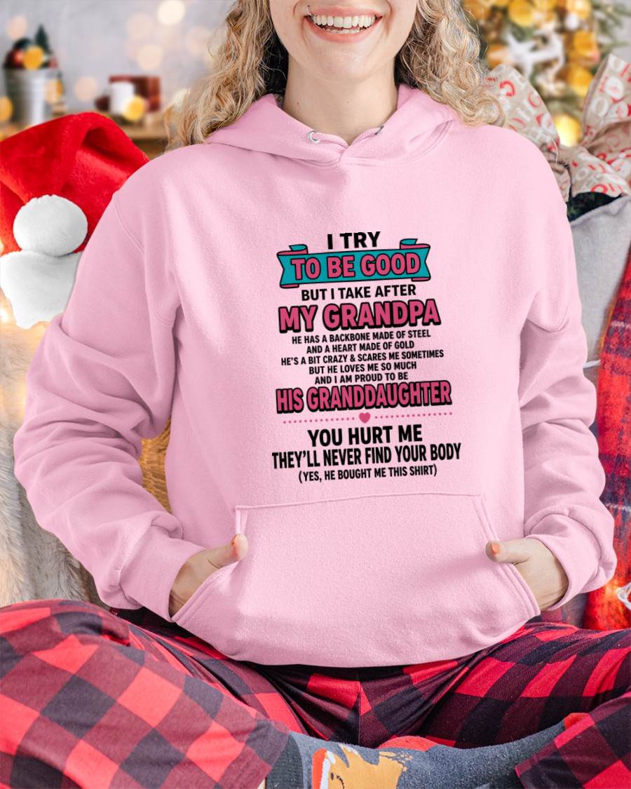 I TRY TO BE GOOD BUT I TAKE AFTER MY GRANDPA - FROM GRANDPA - TLEE00 (SKU2606-212-00)