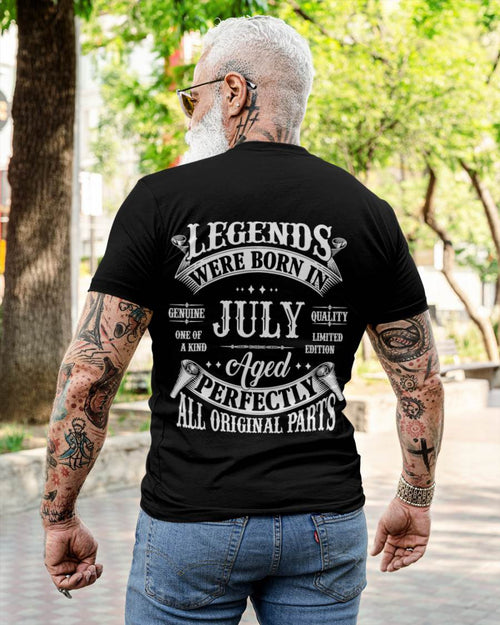 July - Legends Were Born In July Genuine Quality - Gift For Man - TLEE07 (SKU08-37-07)