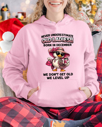 DECEMBER LADIES – WE DON’T GET OLD, WE LEVEL UP - FOR WOMEN - TLEE12 (SKU2604-35-12)