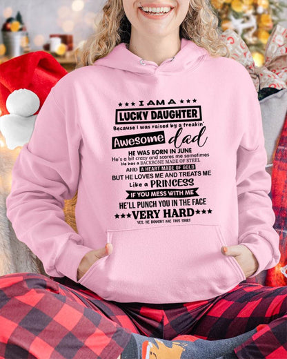 JUNE - I AM A LUCKY DAUGHTER BECAUSE I WAS RAISED BY A FREAKIN' AWESOME DAD - FROM DAD - TLEE06 (SKU2603-177-06)