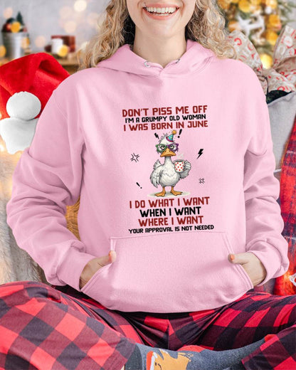 JUNE BORN – FEISTY WOMAN, DON’T TEST ME, I LIVE MY WAY - FOR WOMEN - TLEE06 (SKU2603-333-06)