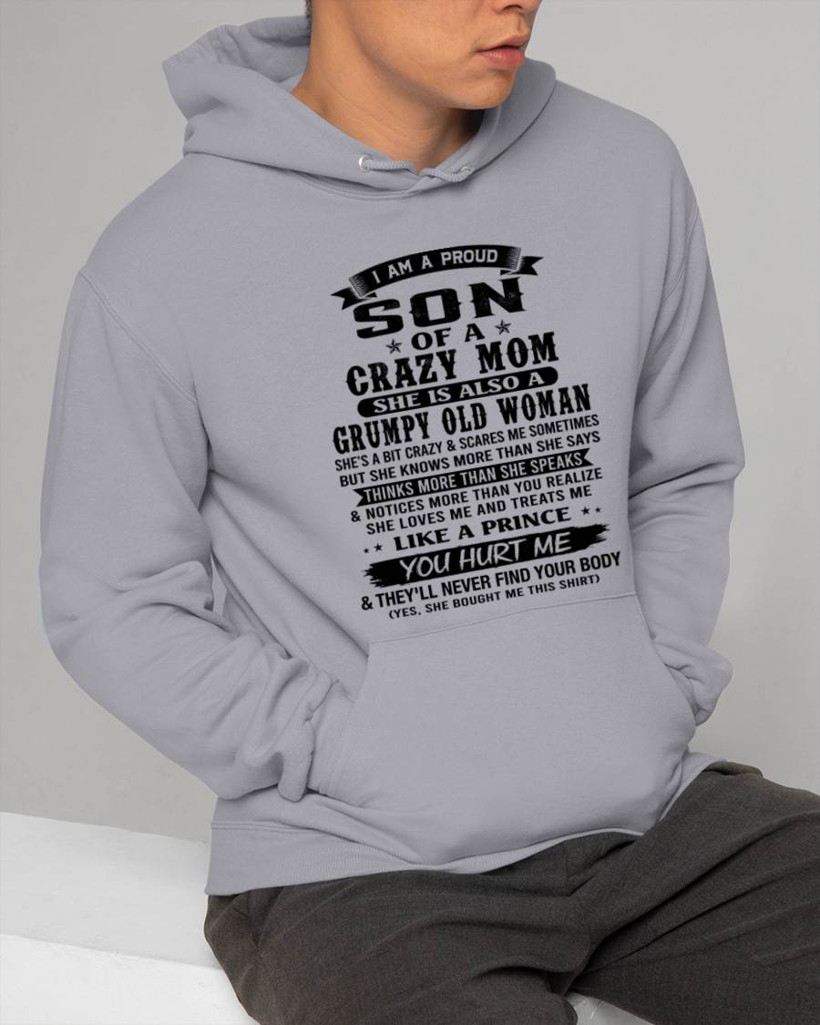 PROUD SON OF A FREAKIN' AWESOME MOM - FROM MOM - TLEE00 (SKU2607-60-00)