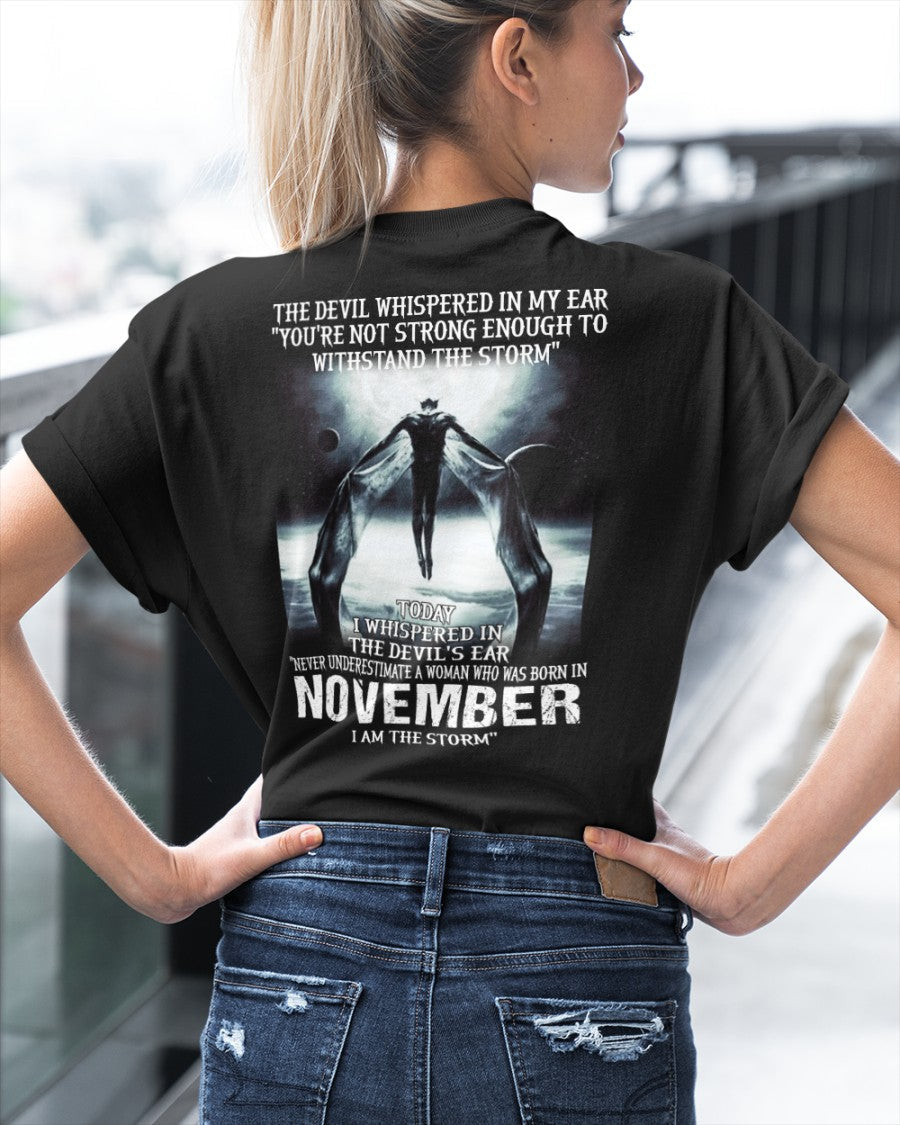 NOVEMBER - NEVER UNDERESTIUNDER A WOMAN - I AM THE STORM-FMA-(SKU-CHAUU-11)