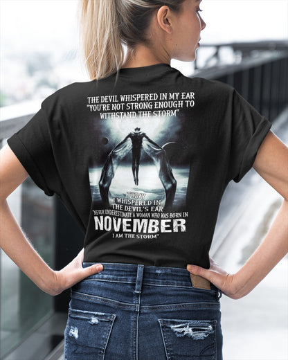 NOVEMBER - NEVER UNDERESTIUNDER A WOMAN - I AM THE STORM-FMA-(SKU-CHAUU-11)