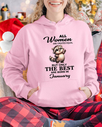 JANUARY BORN WOMEN ARE THE BEST - FOR WOMEN - TLEE01 (SKU2604-78-01)