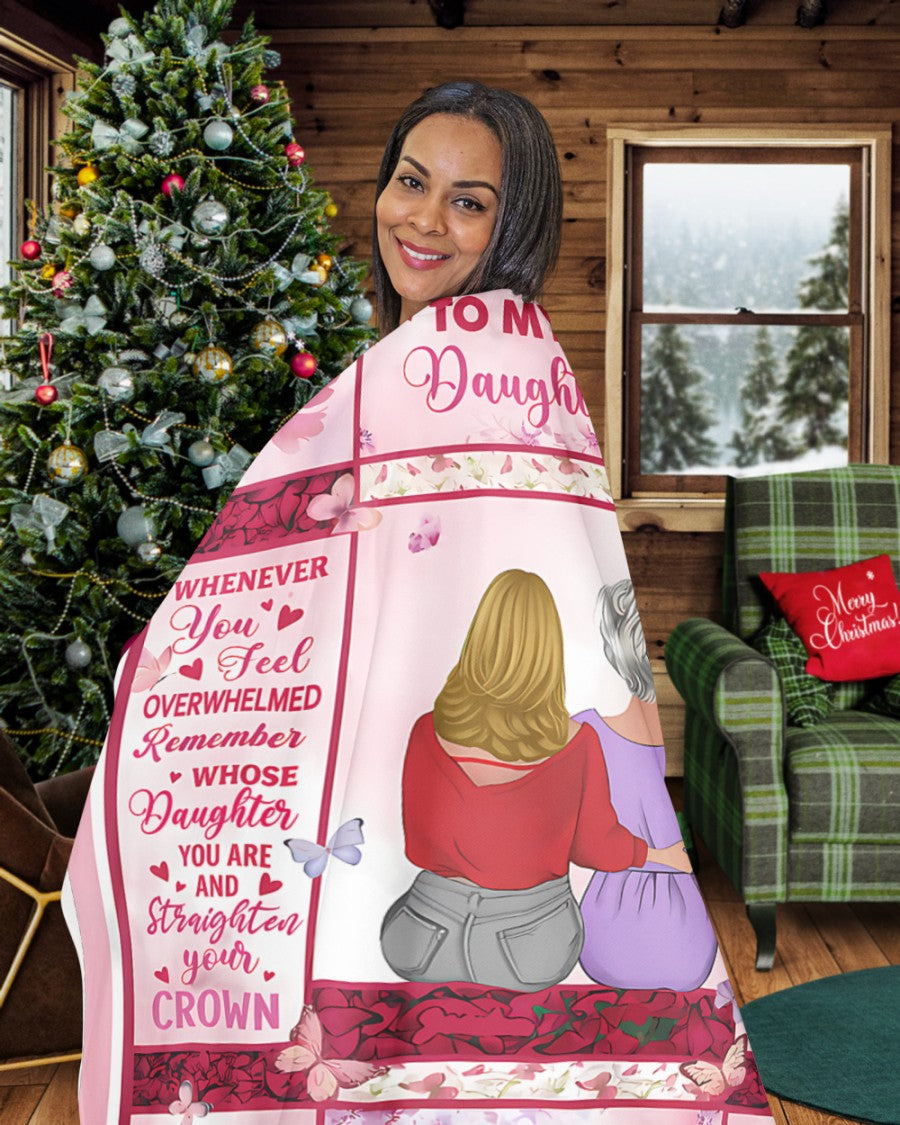 Special Gift For Your Daughter Blanket - From Mom (SKU2604-187)