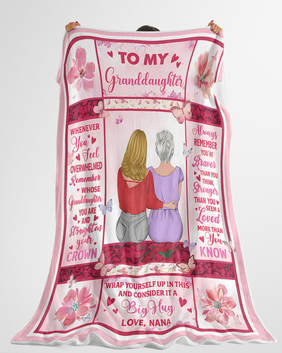 Special Gift For Your Granddaughter Blanket - From Grandma (SKU2605-235)