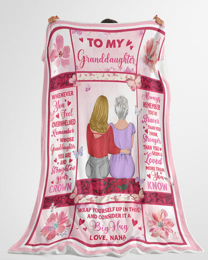 Special Gift For Your Granddaughter Blanket - From Grandma (SKU2605-235)
