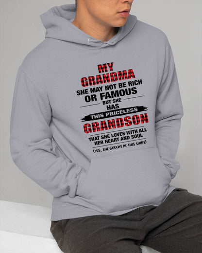 GRANDMA LOVES ME – PRICELESS GRANDSON GIFT- FROM GRANDMA - TLEE00 (SKU2604-260-00)