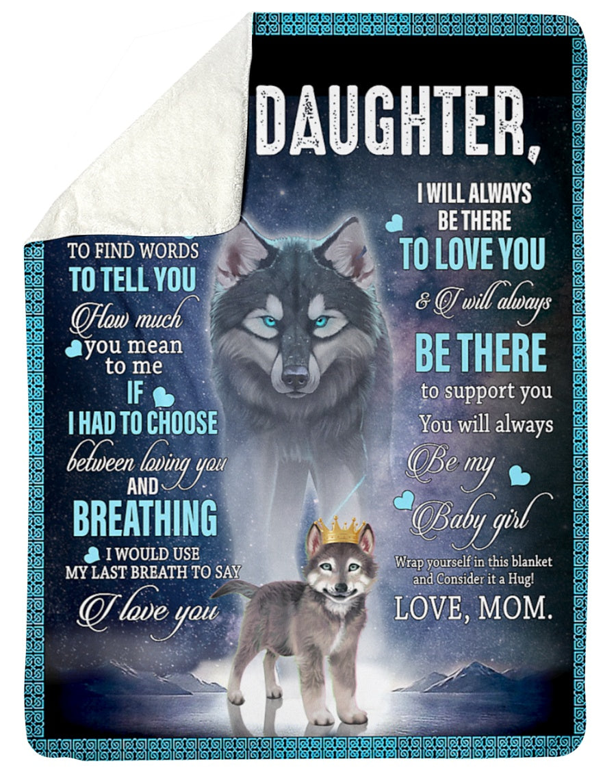 Special Gift For Your Daughter Blanket - From Mom