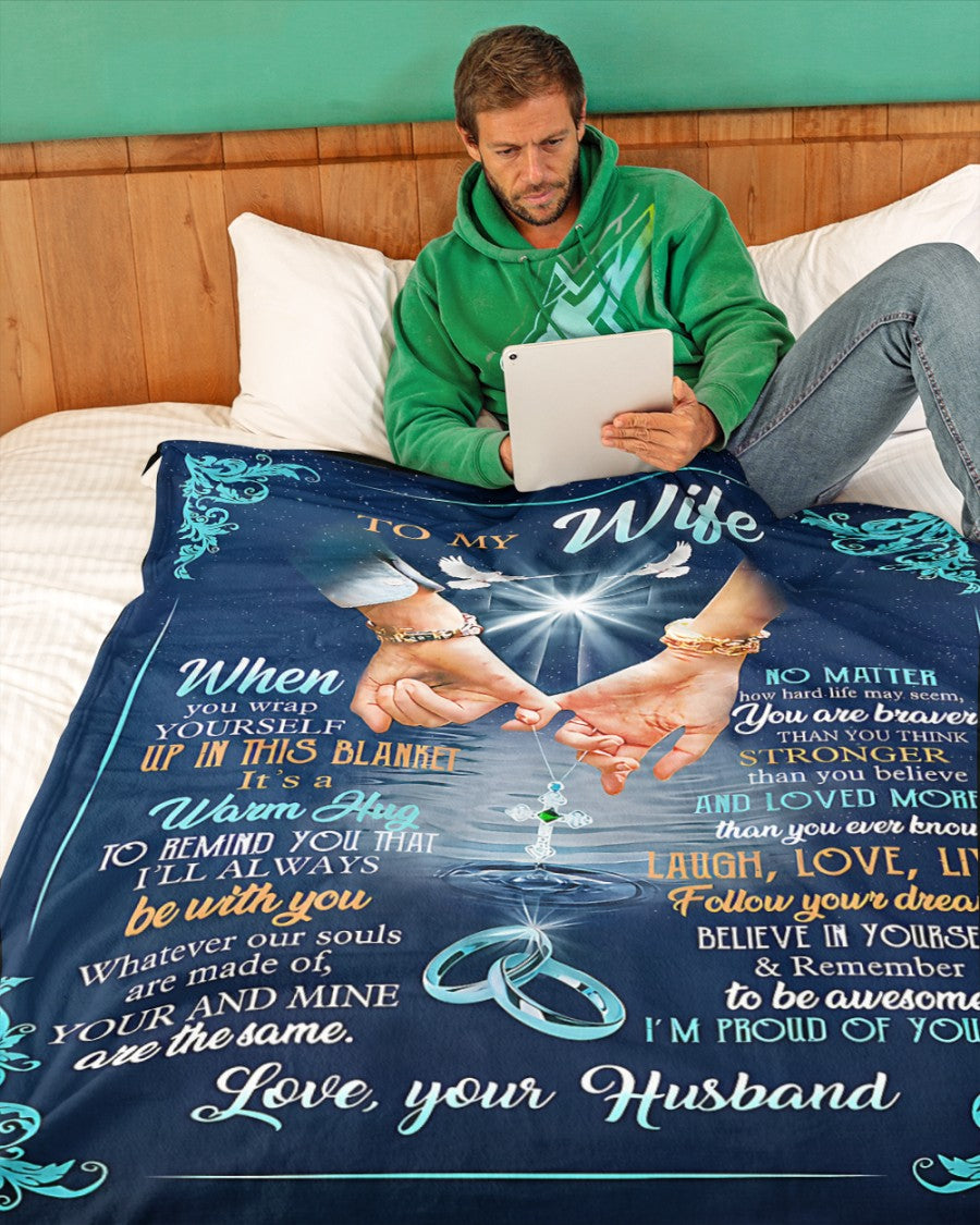 Special Gift For Your Wife Blanket - From Husband (SKU2602-76)
