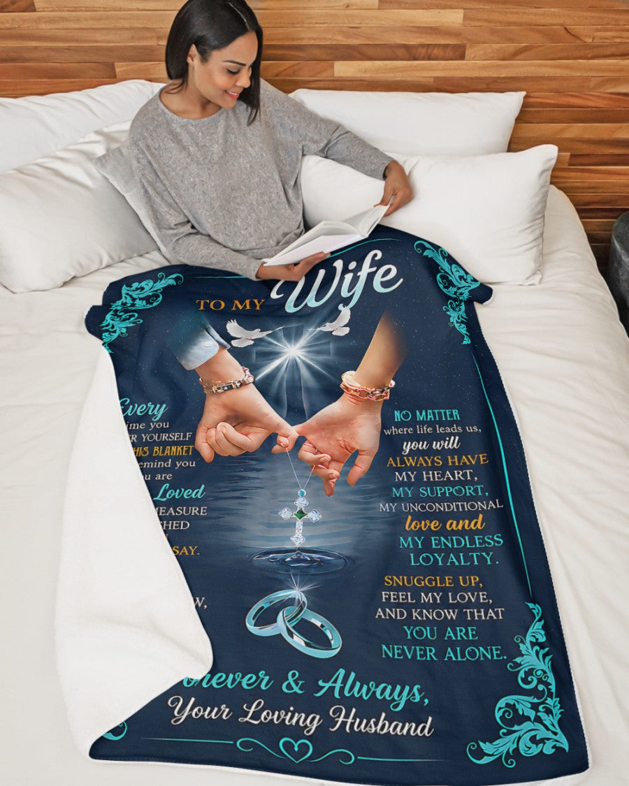 Special Gift For Your Wife Blanket - From Husband (SKU2607-129)