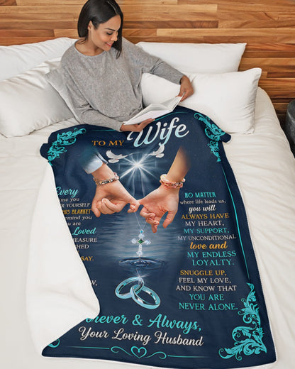 Special Gift For Your Wife Blanket - From Husband (SKU2607-129)