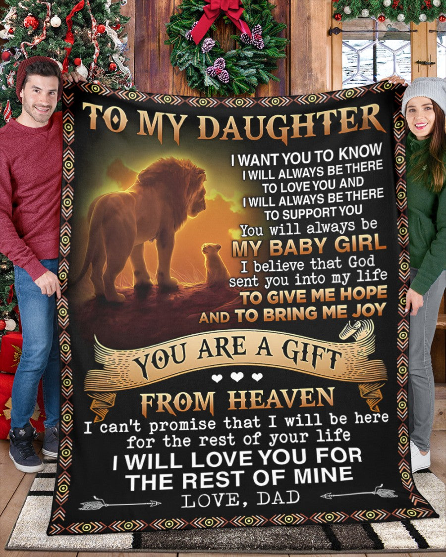 Special Gift For Your Daughter Blanket - From Dad09