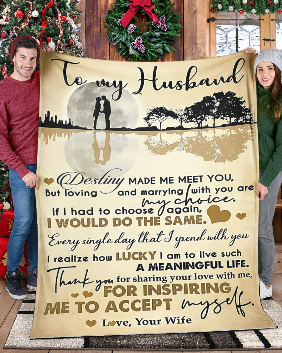 Special Gift For Your Husband Blanket - From Wife01