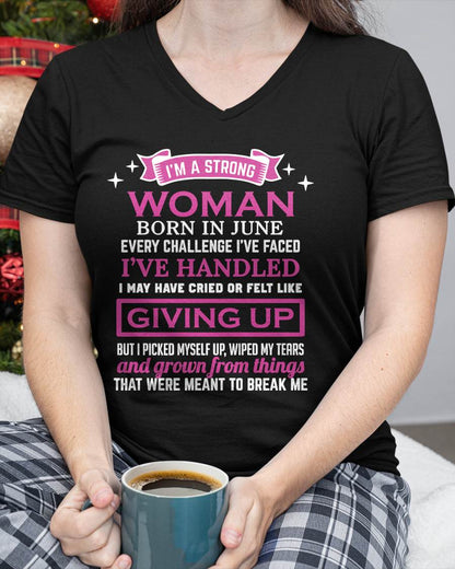 JUNE – I’M A STRONG WOMAN – I FALL, I CRY, BUT I NEVER GIVE UP - FOR WOMEN - TLEE06 (SKU10-66-06)