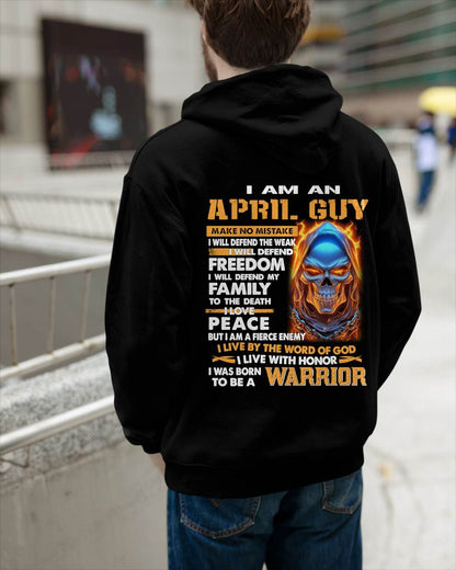 APRIL - A WARRIOR BY BLOOD, A BELIEVER BY HEART - GIFT FOR MAN - TLEE04 (SKU10-51-04)