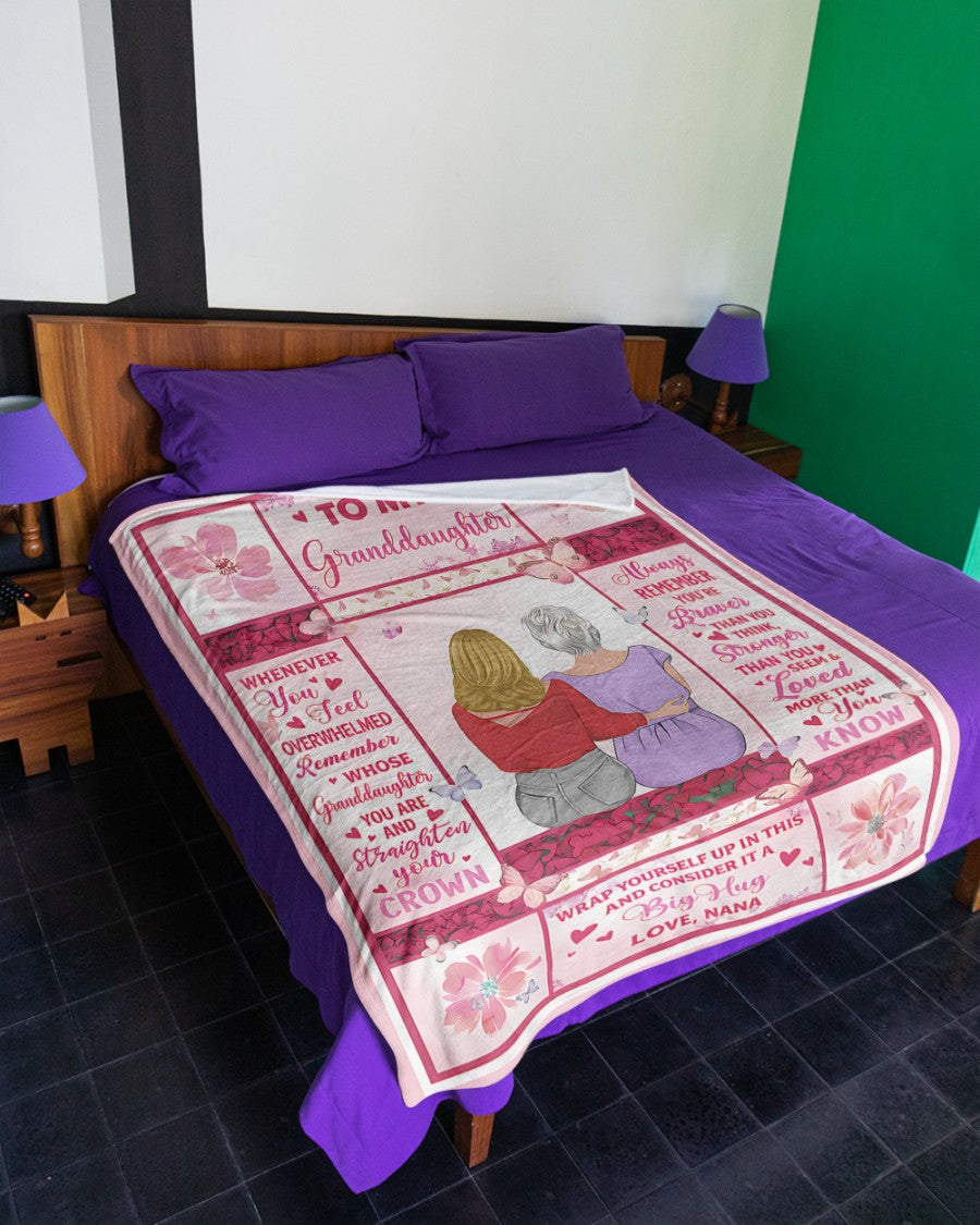 Special Gift For Your Granddaughter Blanket - From Grandma (SKU2605-235)