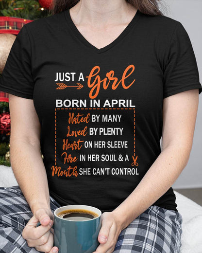 A GIRL BORN IN APRIL – WITH A WARM HEART, A FIERY SOUL, AND A MOUTH THAT’S HARD TO CONTROL - FOR WOMEN - TLEE04 (SKU10-55-04)