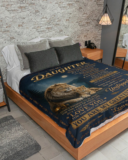 Special Gift For Your Daughter Blanket - From Dad (SKU2607-286)