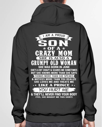 JUNE - PROUD SON OF A CRAZY MOM - FROM MOM - TLEE06 (SKU2606-127-06)