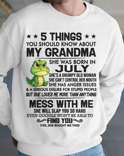 JULY GRANDMAS ARE DIFFERENT - FROM GRANDMA - TLEE07 (SKU10-06-07)