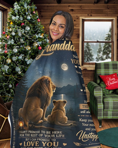 Special Gift For Your Granddaughter Blanket - From Grandpa (SKU2606-84)