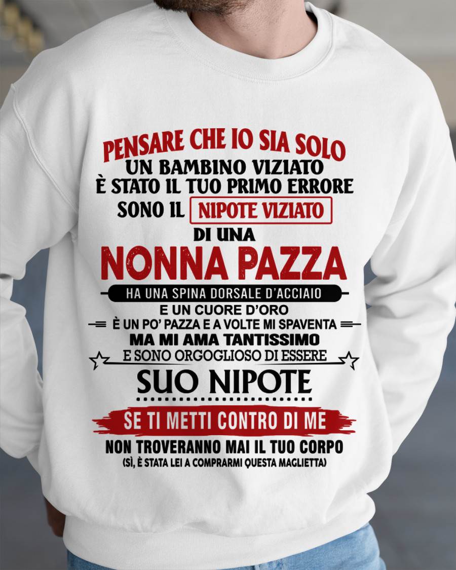 NONNA PAZZA – NIPOTE VIZIATO - DALLA NONNA - TLEE00 (SKU2605-334-00)