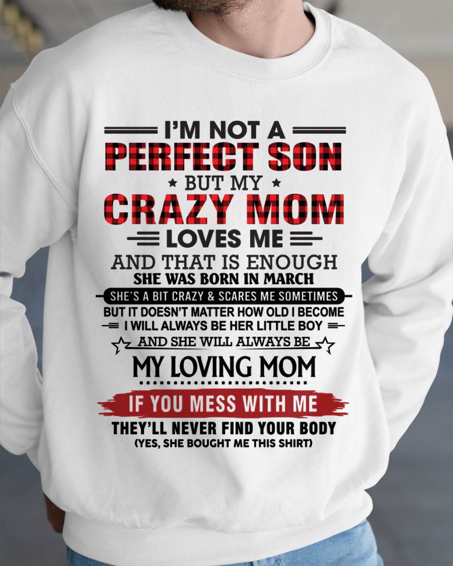 MARCH - NO MATTER HOW OLD I GET, I’LL ALWAYS BE MY MOM’S LITTLE BOY - FROM MOM - TLEE03 (SKU2602-59-03)