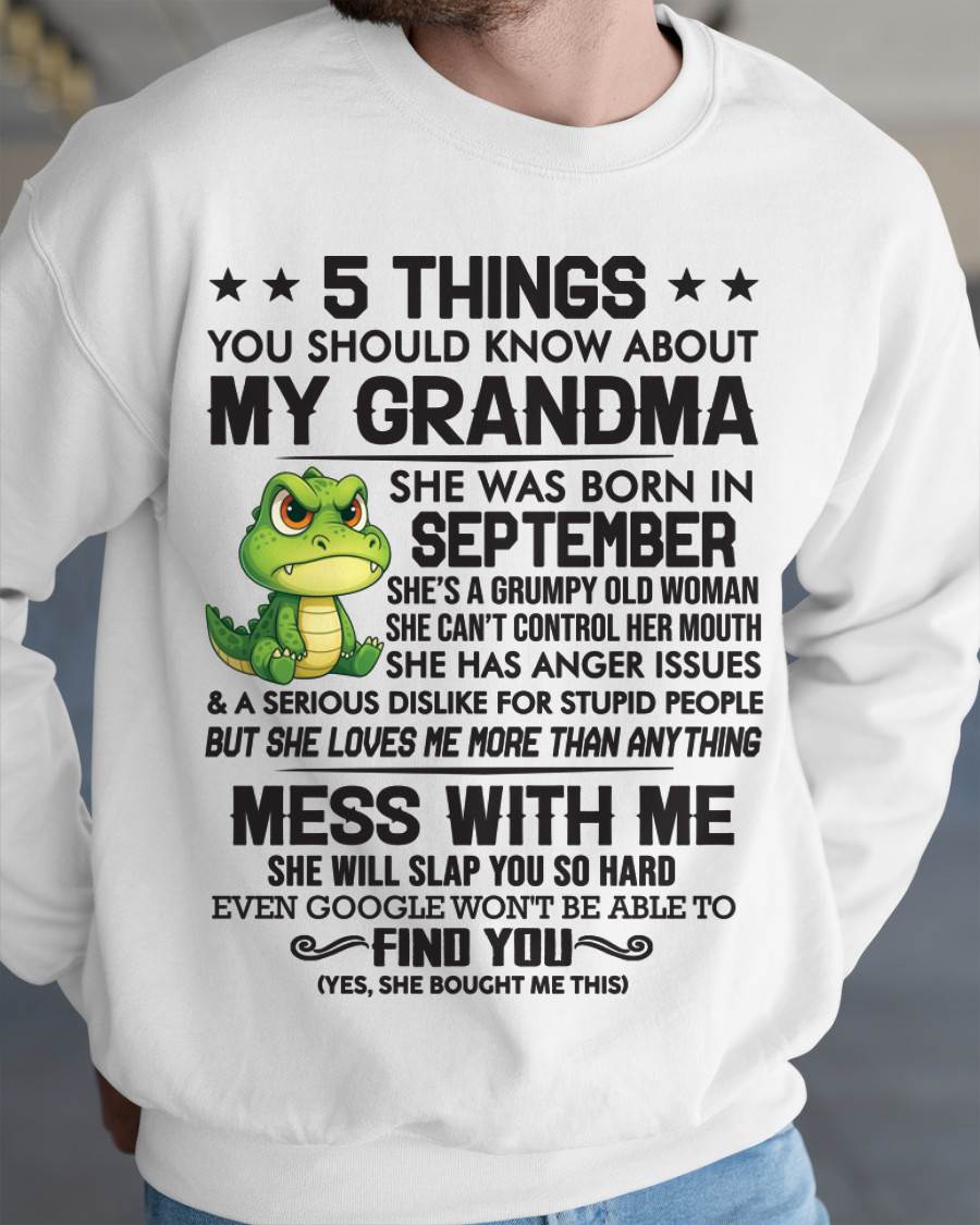 SEPTEMBER GRANDMAS ARE DIFFERENT - FROM GRANDMA - TLEE09 (SKU10-06-09)