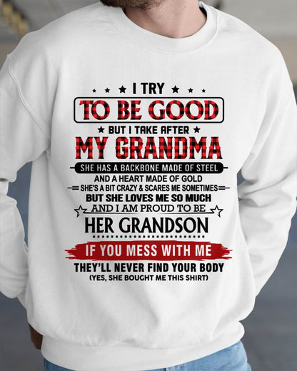 I TRY TO BE GOOD BUT I TAKE AFTER MY GRANDMA - FROM GRANDMA - TLEE00 (SKU26T-01289-00)