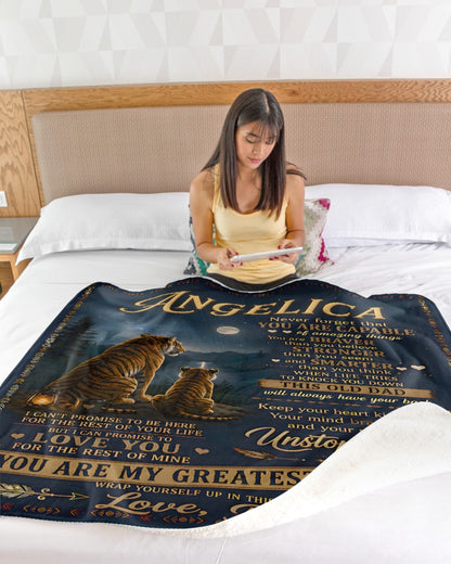 Special Gift For Your Daughter Blanket - From Dad (SKU2606-350)