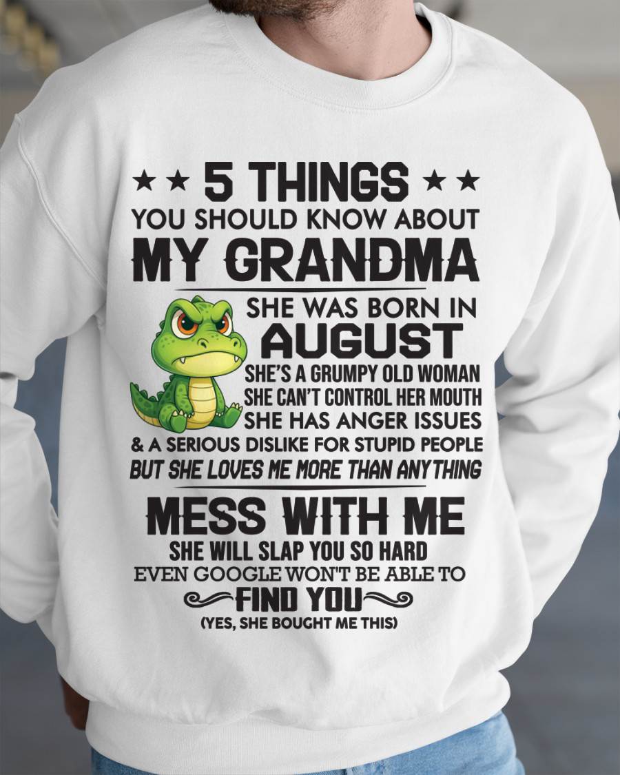 AUGUST GRANDMAS ARE DIFFERENT - FROM GRANDMA - TLEE08 (SKU10-06-08)