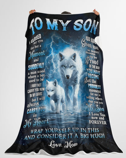 Special Gift For Your Son Blanket - From Mom (SKUB11-131)